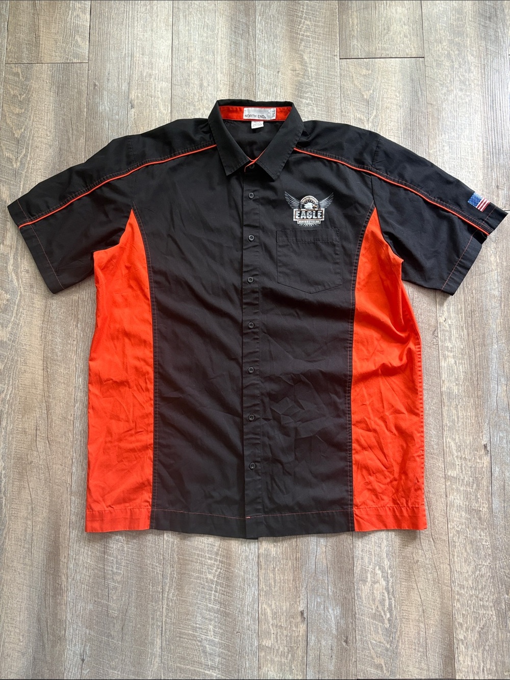 Harley Davidson Button Up Shirt Crew Uniform